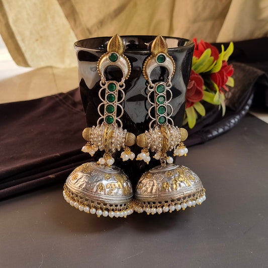 Ayat Dual Tone Jhumka