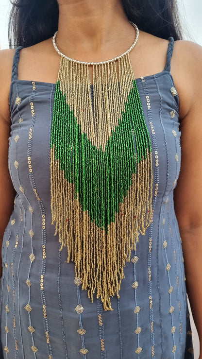 Beaded Hasli Necklace