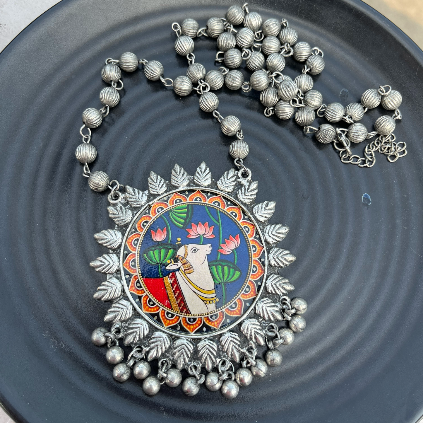 Pichwai Picture Necklace