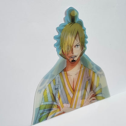 One piece 3D holographic stickers