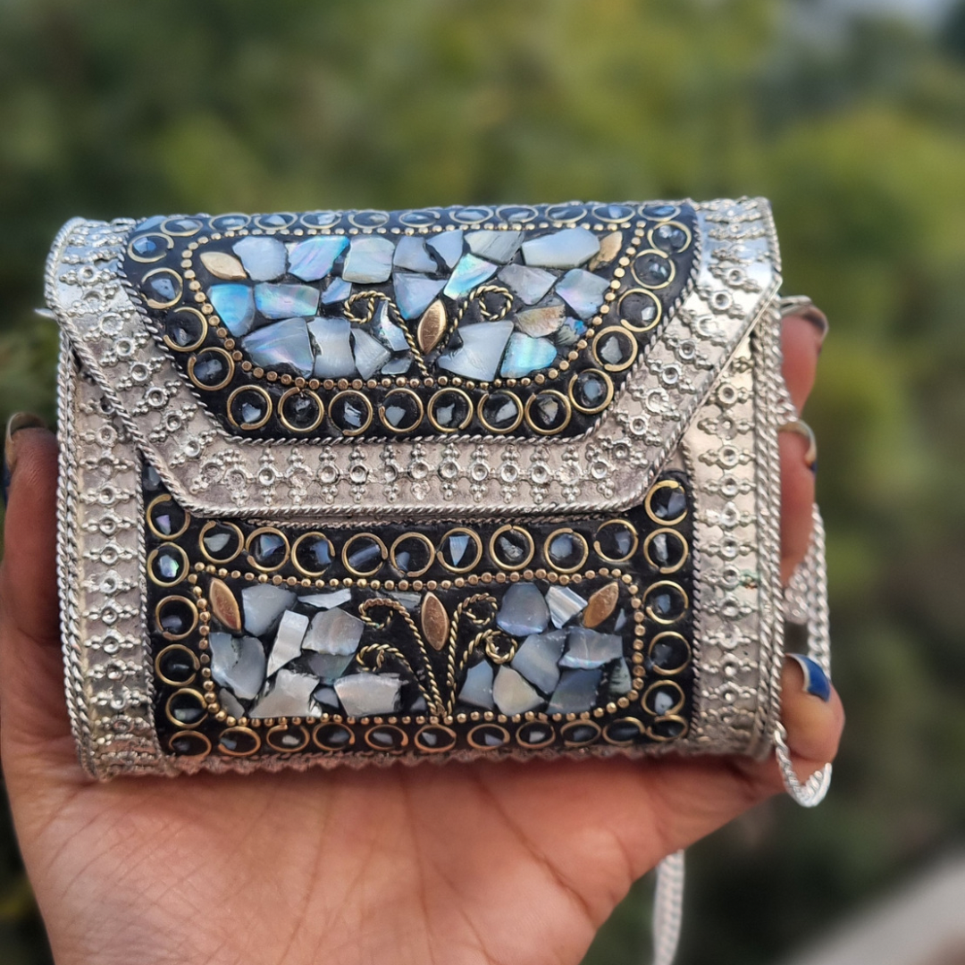 Silver Mini Bag