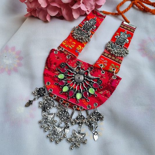 Ghoomar Fabric Necklace