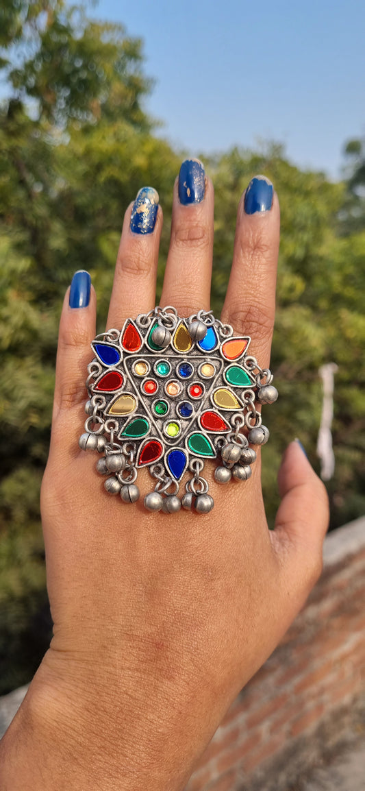 Afghani Glass Ring