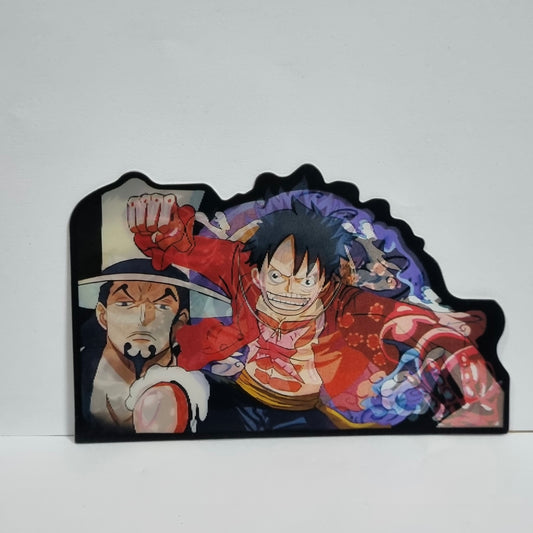 One piece 3D holographic stickers