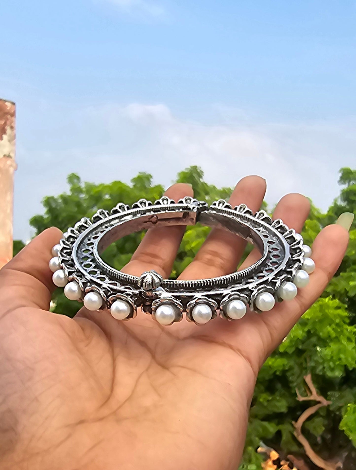 Pearl kada ( single kada price mentioned)