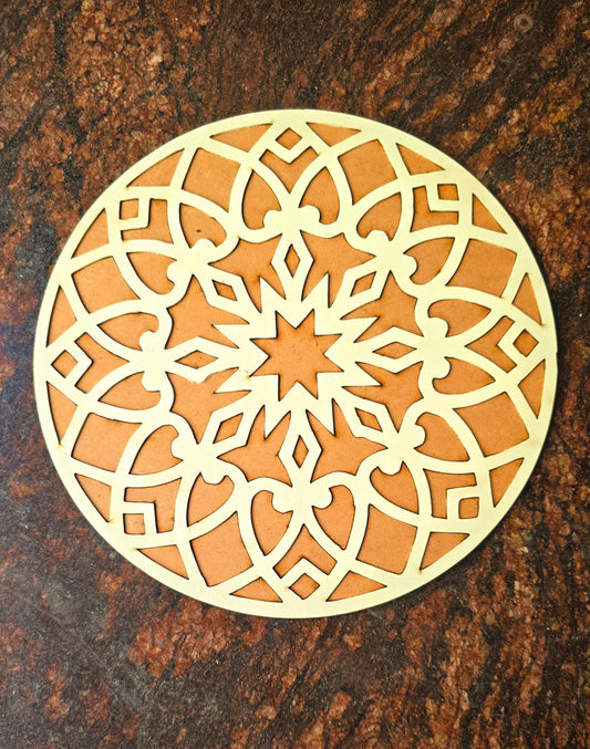 Rangoli Stencils | Wooden/MDF Material | Ready to Draw