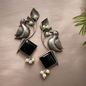 Bird Brass Earrings