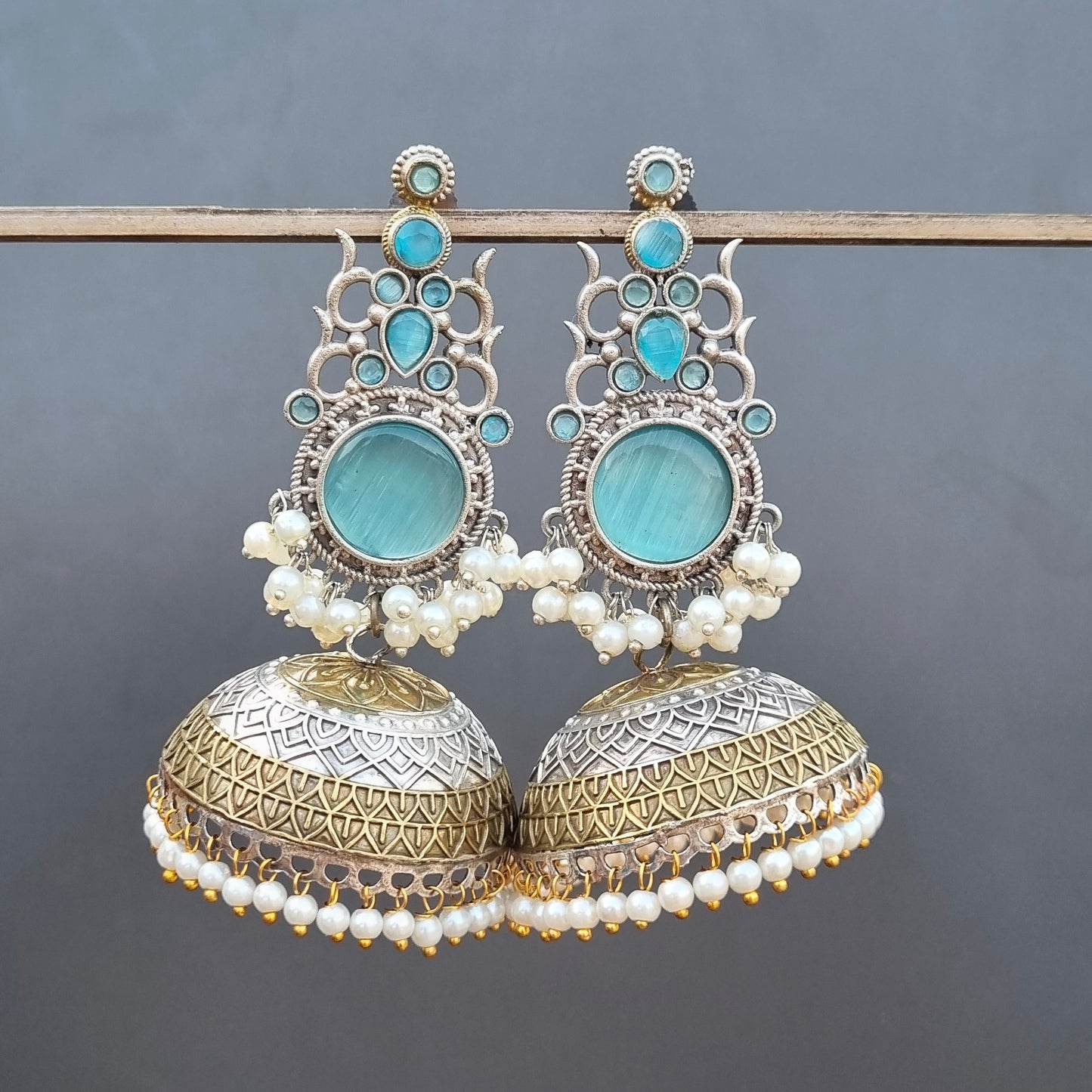 Nazma Dual Tone Jhumka