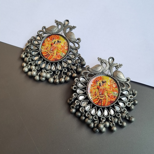 Picture earrings