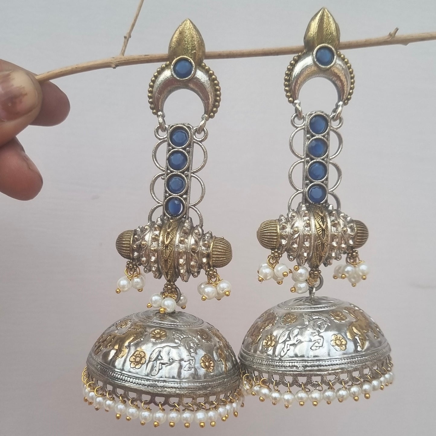 Ayat Dual Tone Jhumka