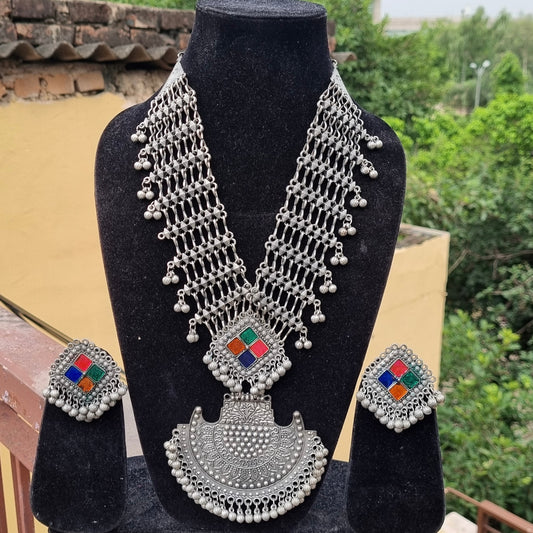 Afghani Long Necklace Set