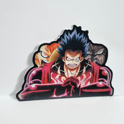 One piece 3D holographic stickers