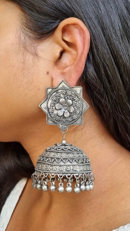 Huge dome jhumka