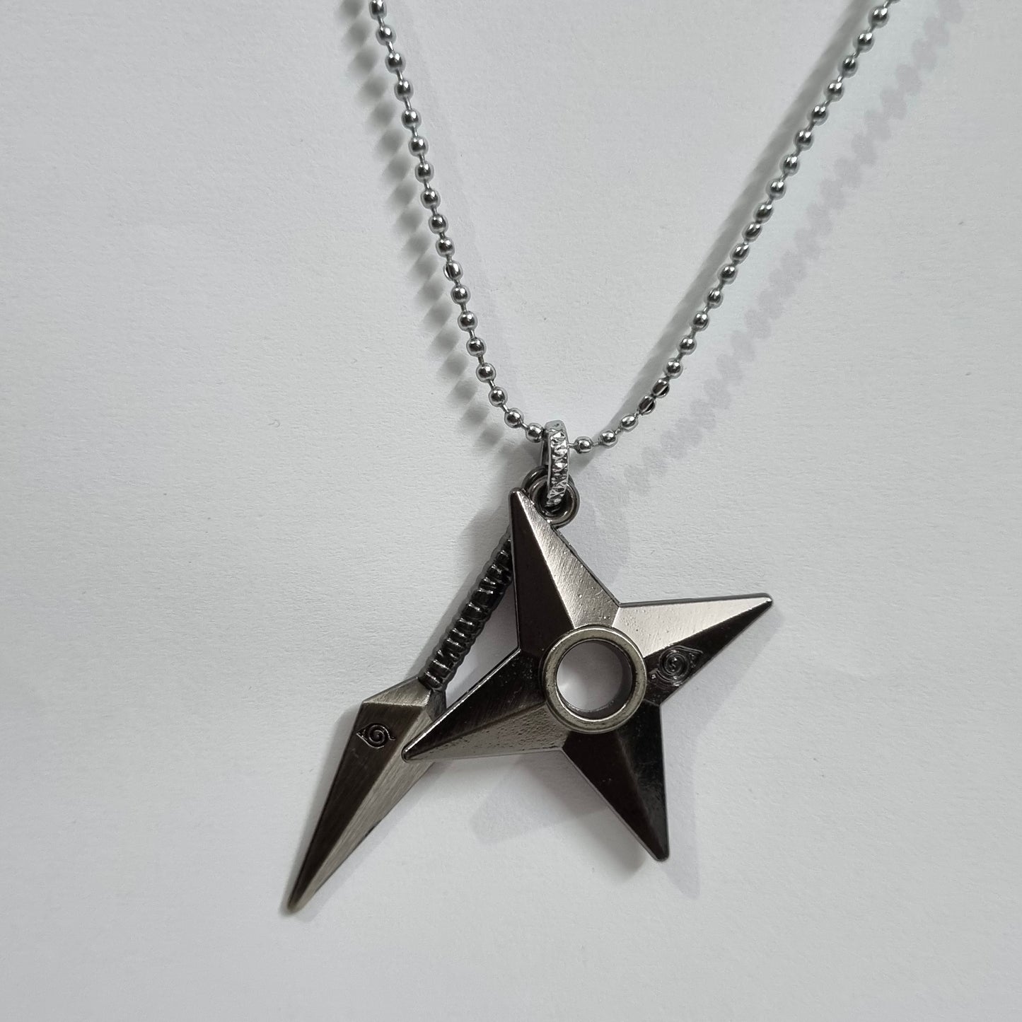 Naruto Silver dual tag Neckchain