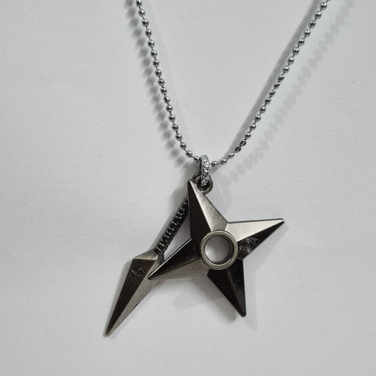 Naruto Silver dual tag Neckchain