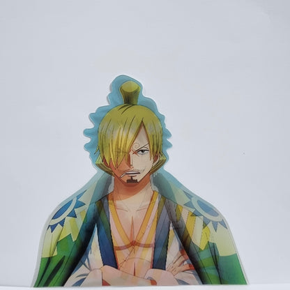 One piece 3D holographic stickers