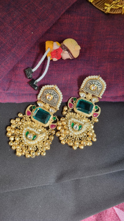 Phuljhadi statement earrings