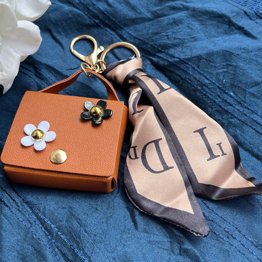 Mini coin Bag keychain