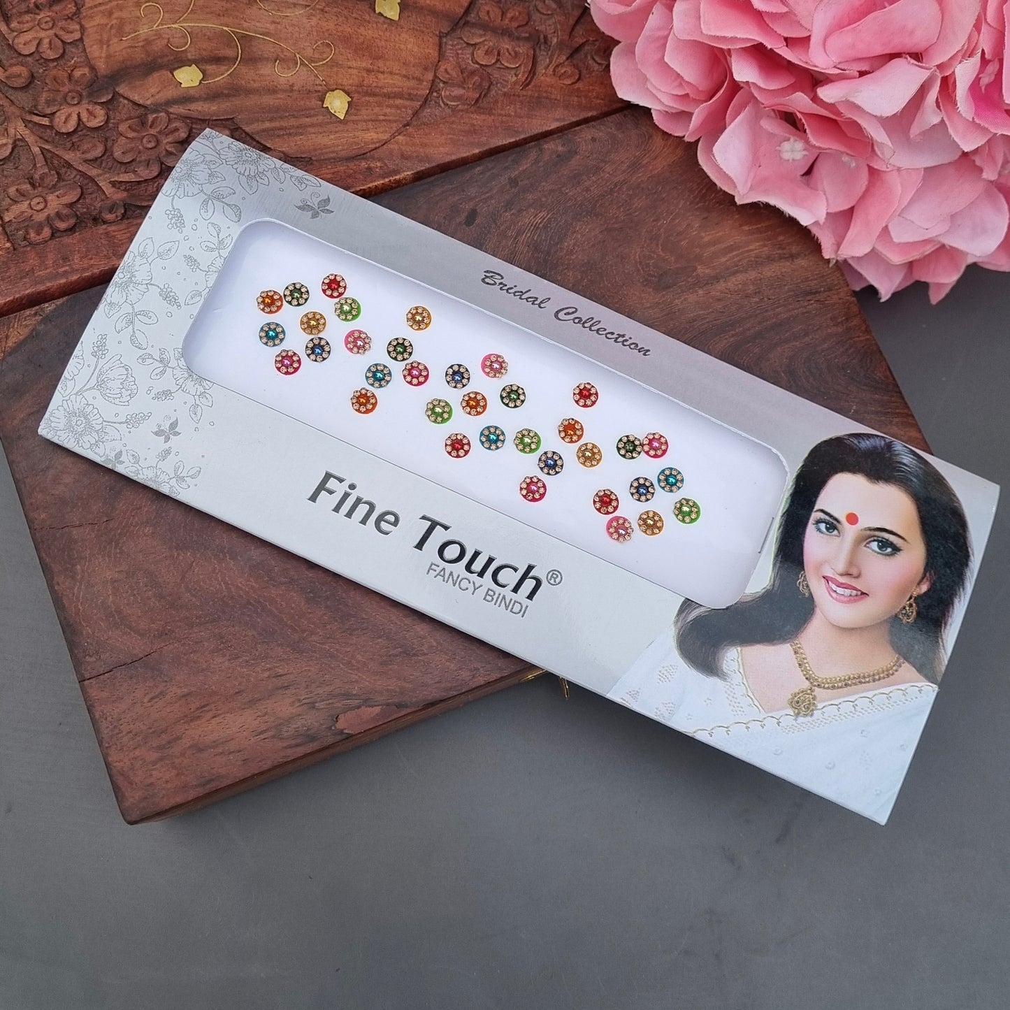 Multi color stone bindi sheet