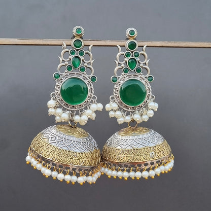 Nazma Dual Tone Jhumka