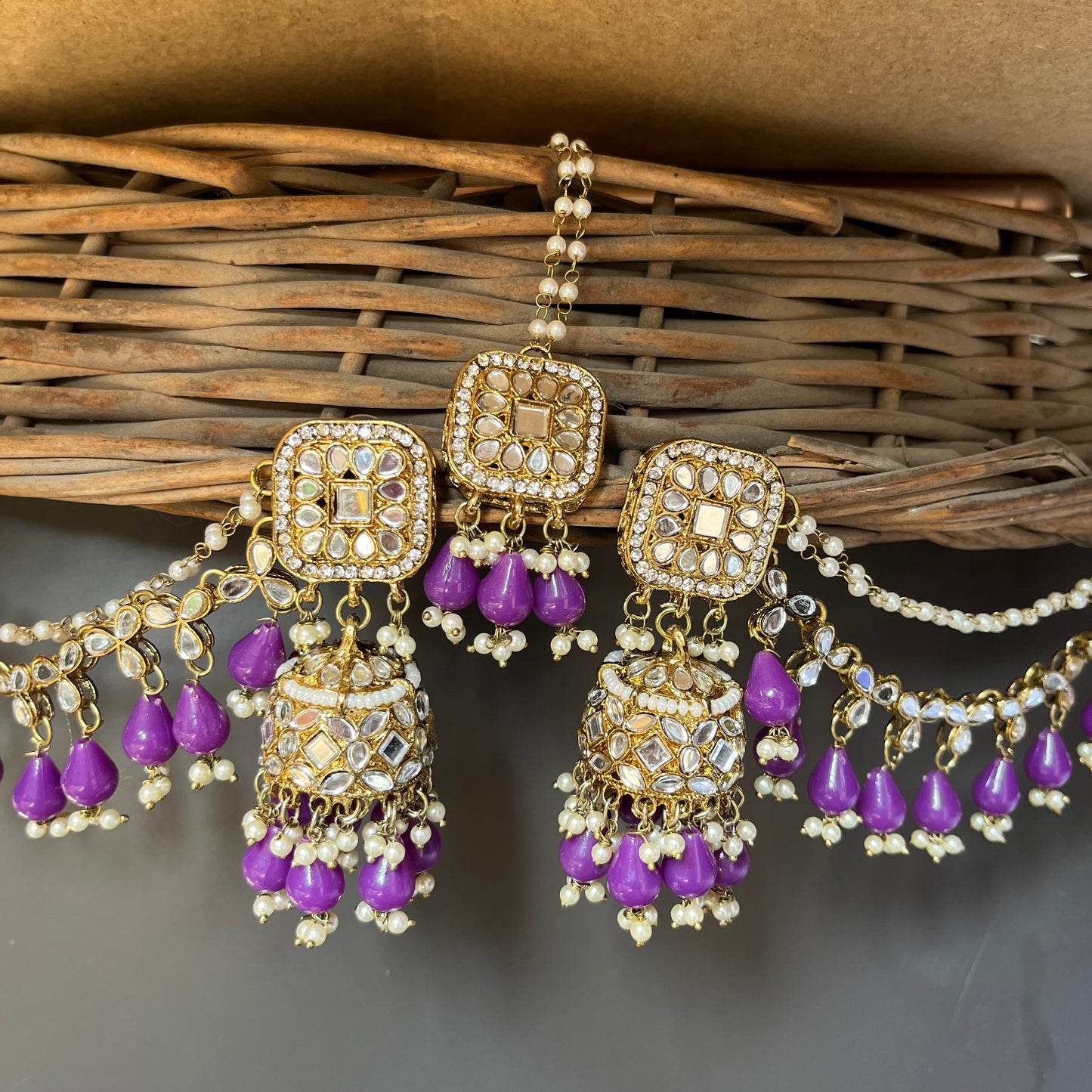 Mirror Extension Jhumka