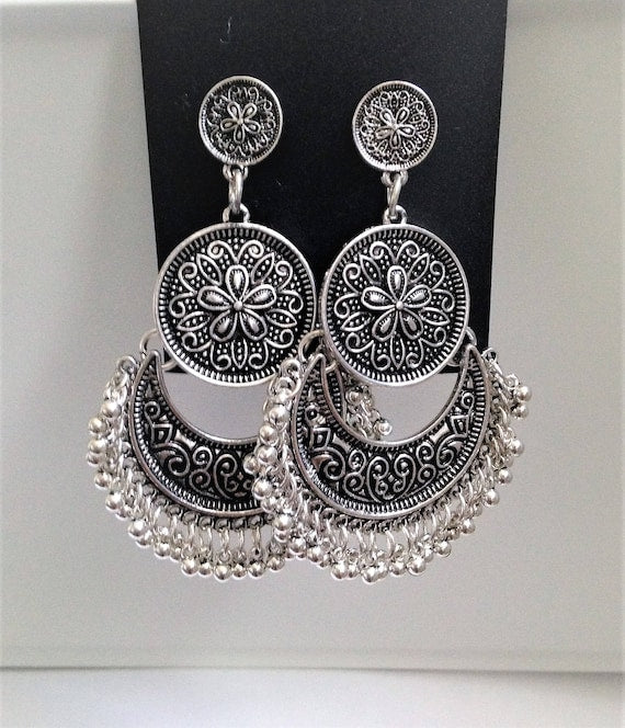 oxidised Earrings