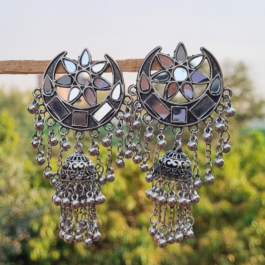 Mirror jhumka