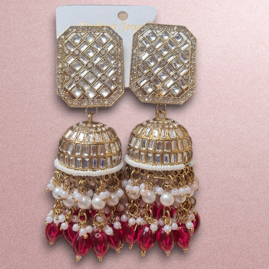 kundan jhumka