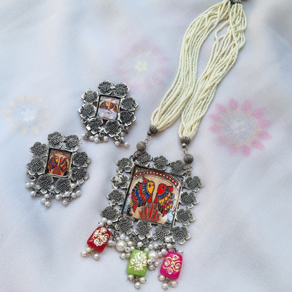 Pichwai Necklace set