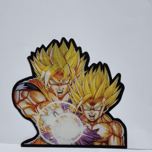 DBZ 3D holographic stickers