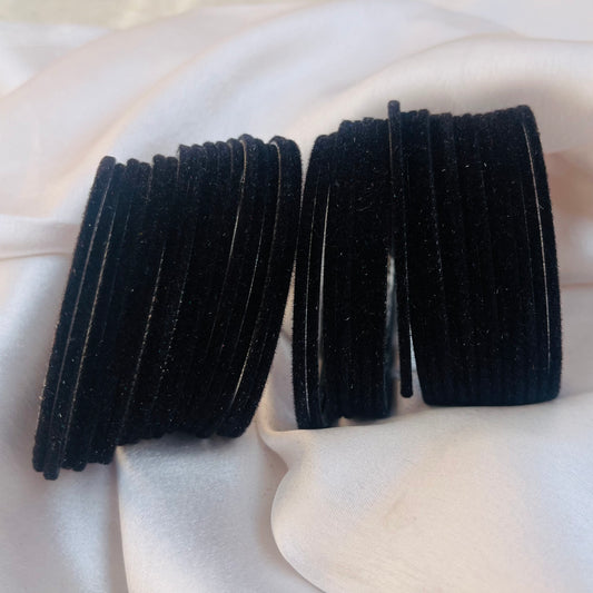 Black Velvet Bangles