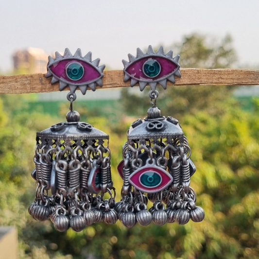 Evil eye jhumka