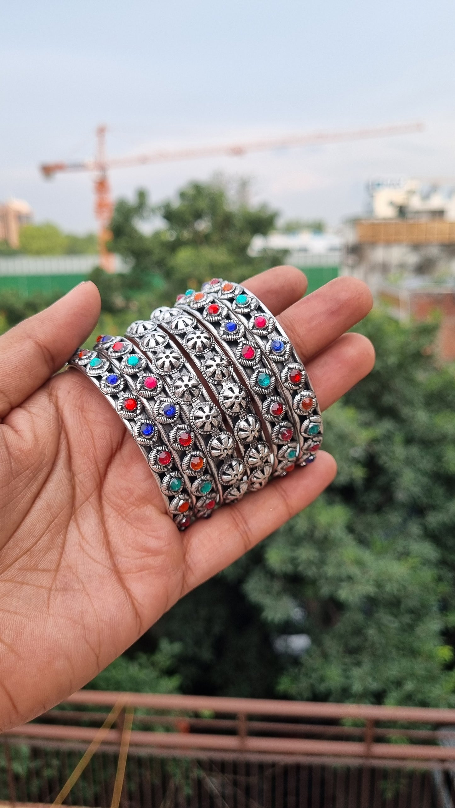 Oxidised bangles