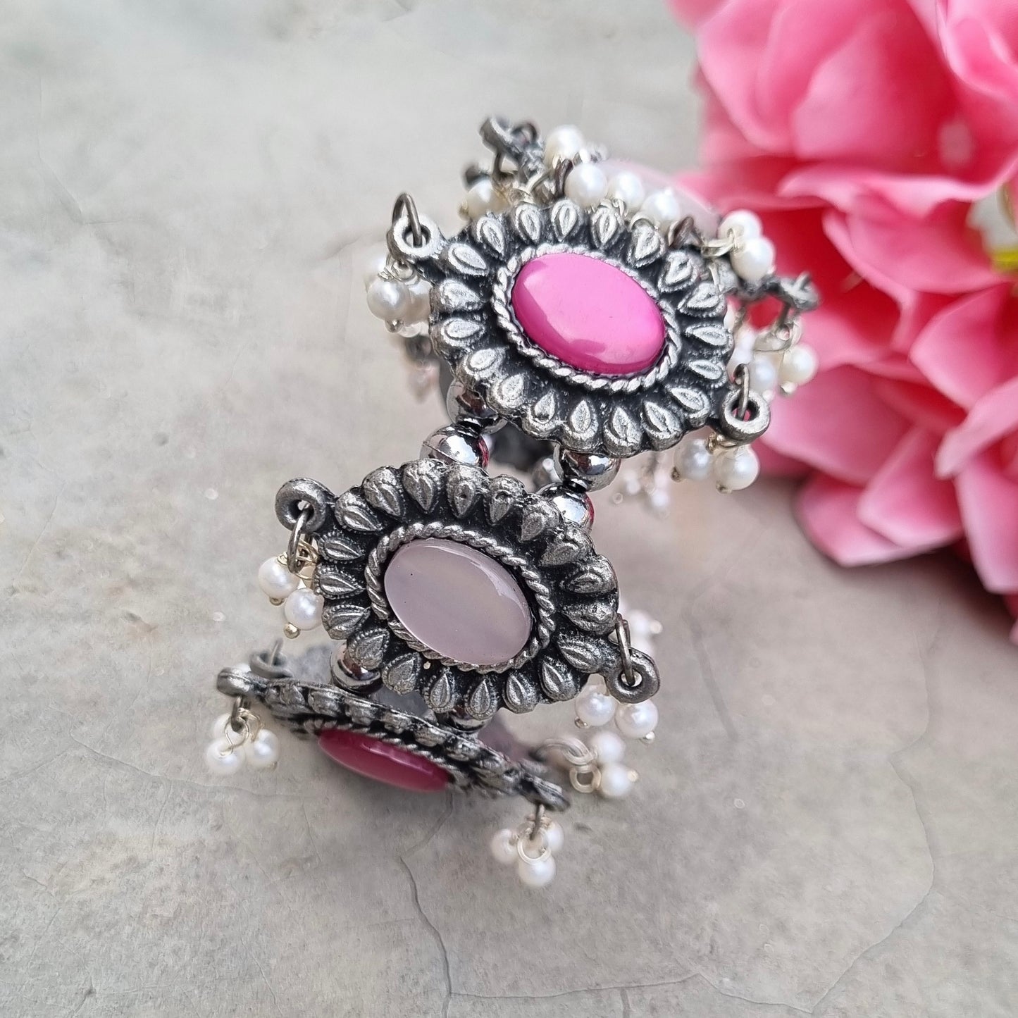 Pink Monalisa Stone Kada