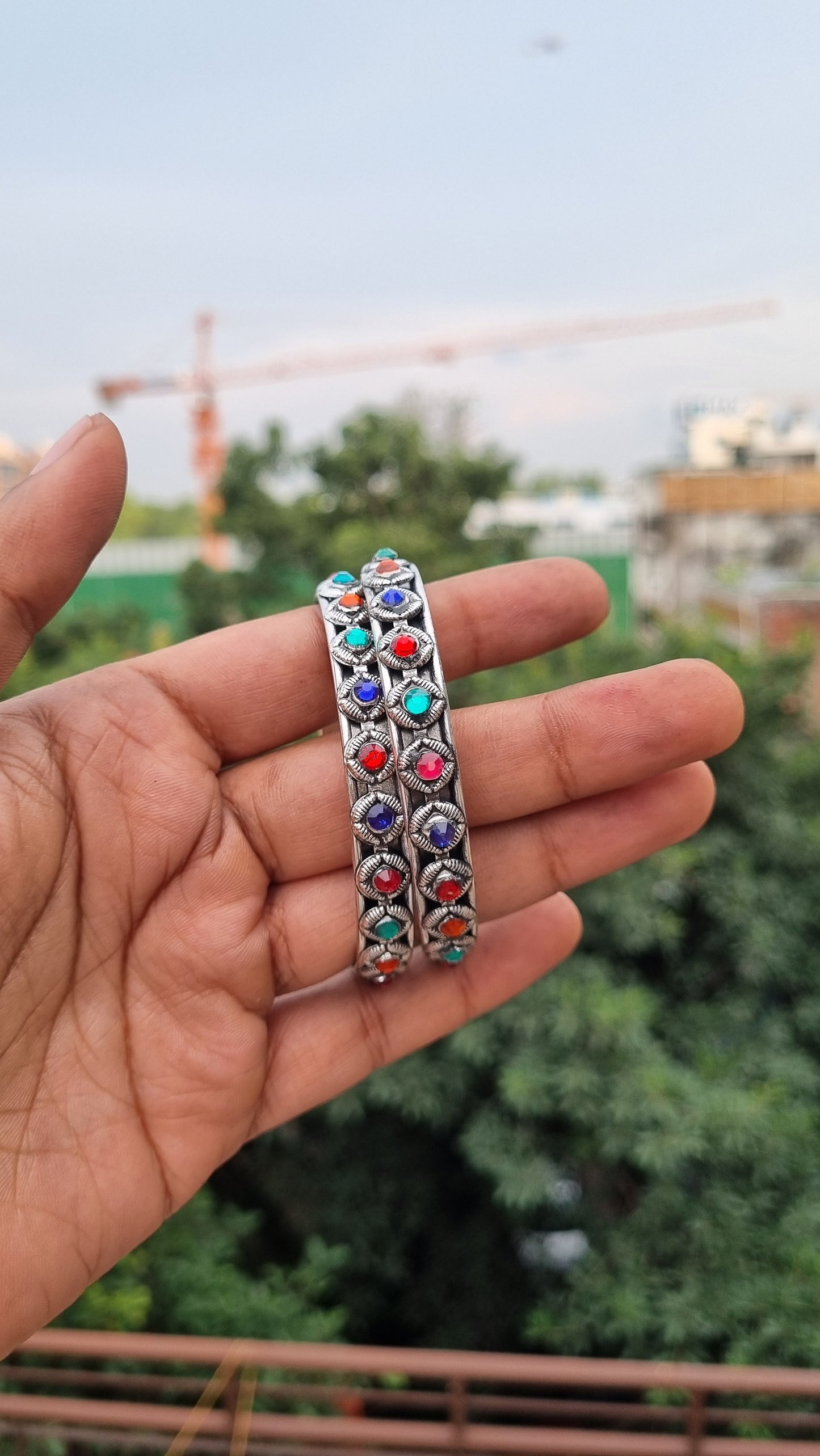 Oxidised bangles