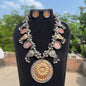 Rajwada Oxidised Necklace set