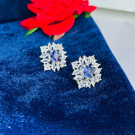 AD Earrings- Blue