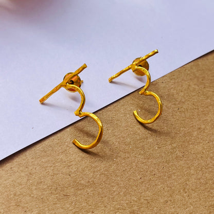 Alphabet earrings