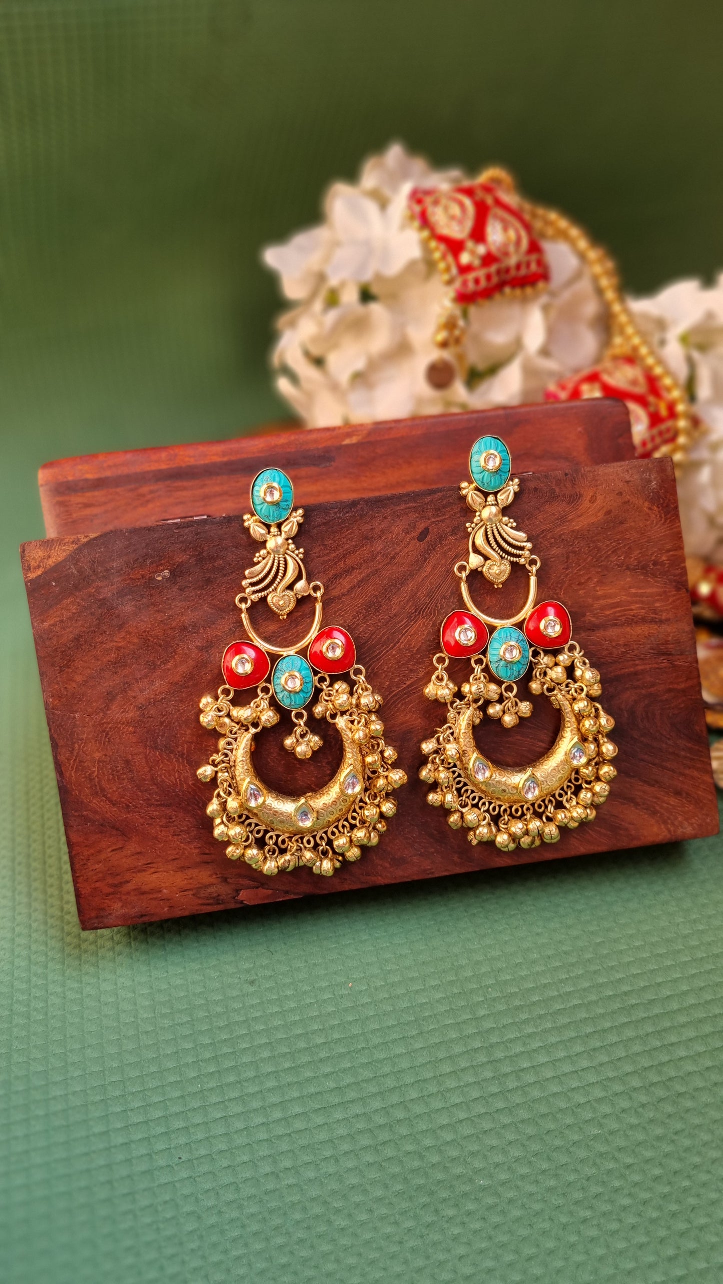 Golden Statement Earrings