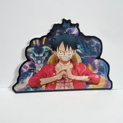 One piece 3D holographic stickers