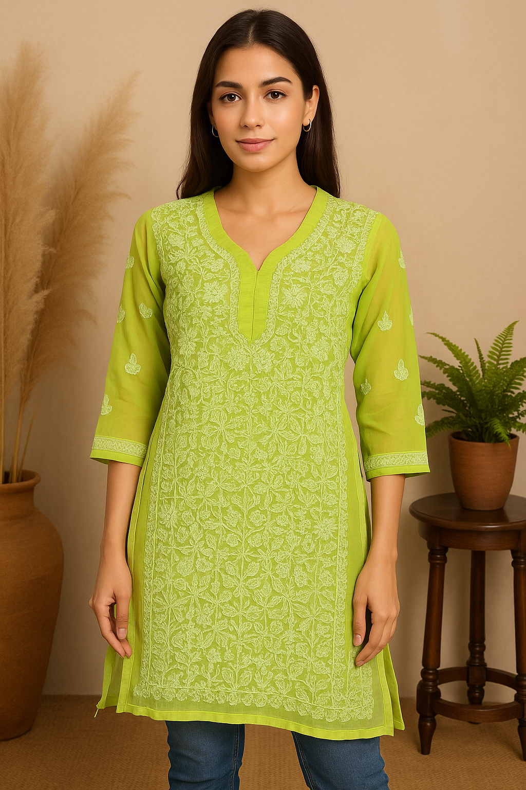 Chikankari kurti