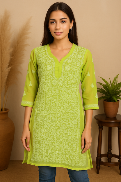Chikankari kurti