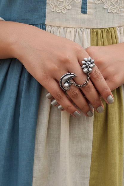 2 finger Brass Ring