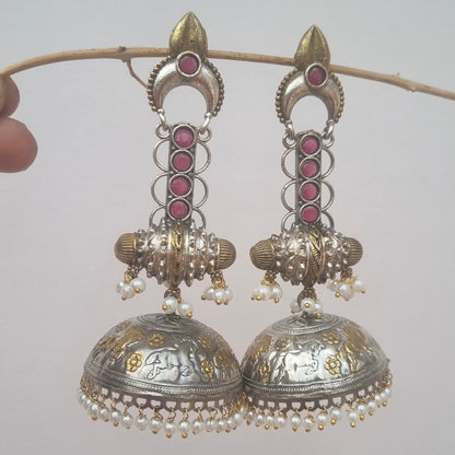 Ayat Dual Tone Jhumka