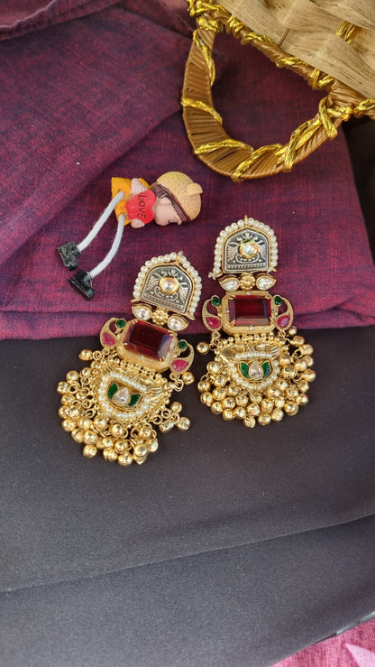 Phuljhadi statement earrings