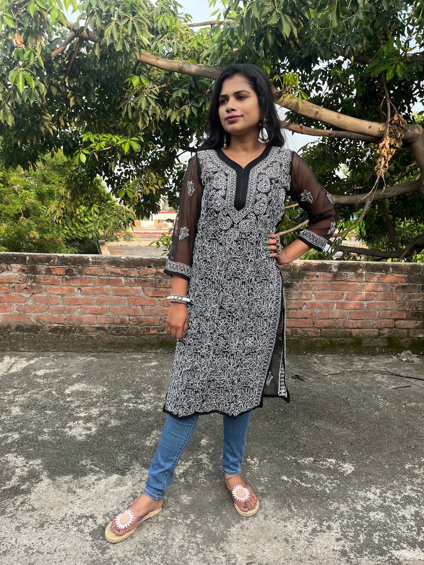 Chikankari kurti