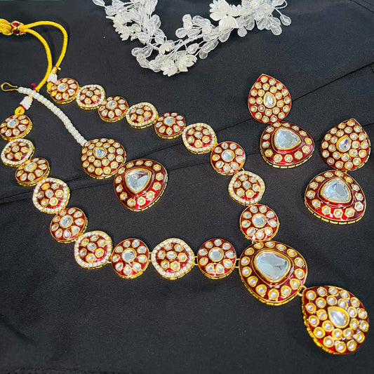 Rajawada Kundan necklace Set