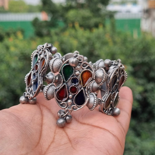 Enamel oxidised kada