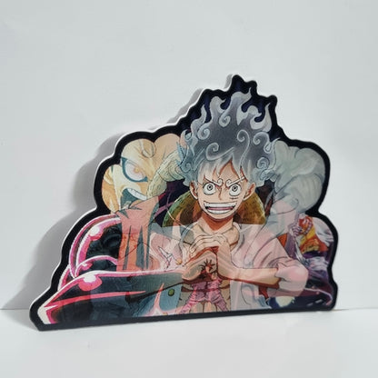 One piece 3D holographic stickers