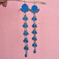 Original Long Glass Earrings